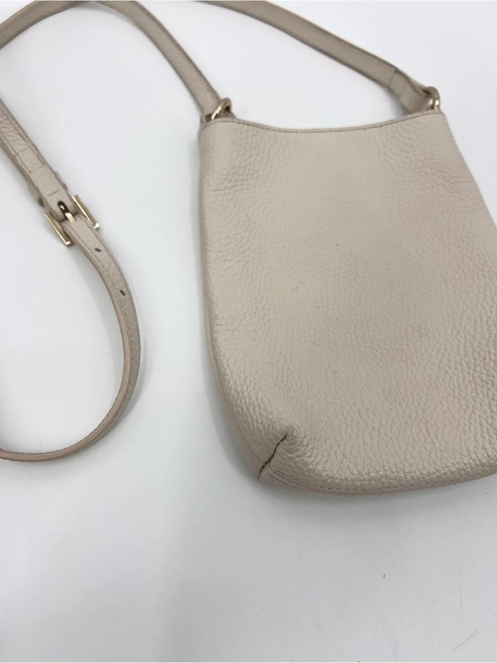 Quince small leather crossbody cream - Picture 7 of 10